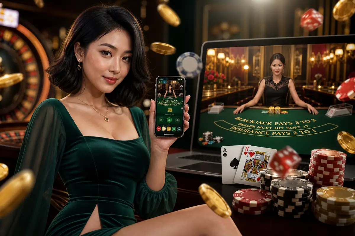 comel888 Casino live dealer studio atmosphere